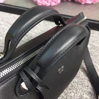 FI By The Way Medium Bag Black For Women, Women&#8217;s Handbags, Shoulder And Crossbody Bags 10.6in/27cm FF 8BL1461D5F0GXN