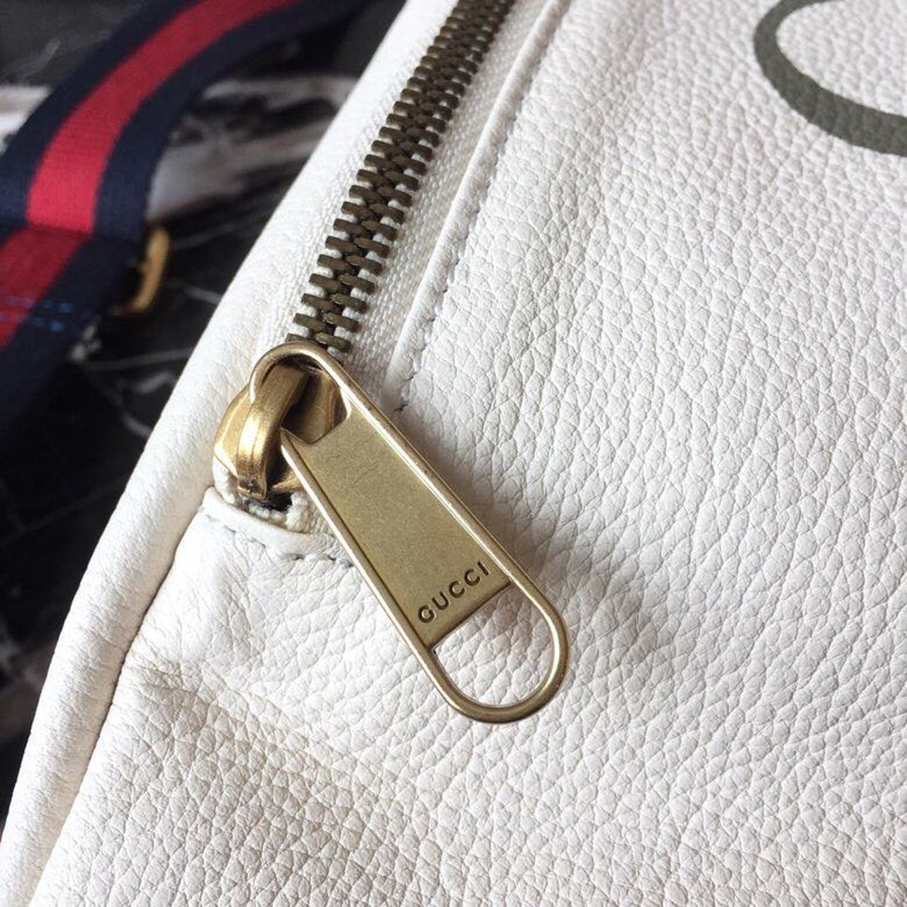gg Coco Capitán Logo Belt Bag Cotton Linen Lining White For Men 11in/28cm gg