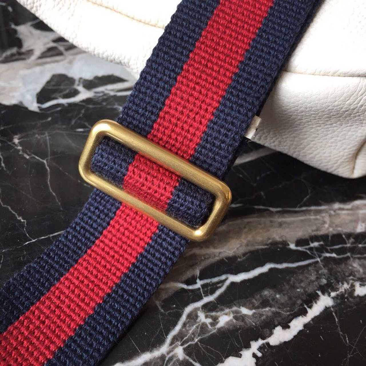 gg Coco Capitán Logo Belt Bag Cotton Linen Lining White For Men 11in/28cm gg