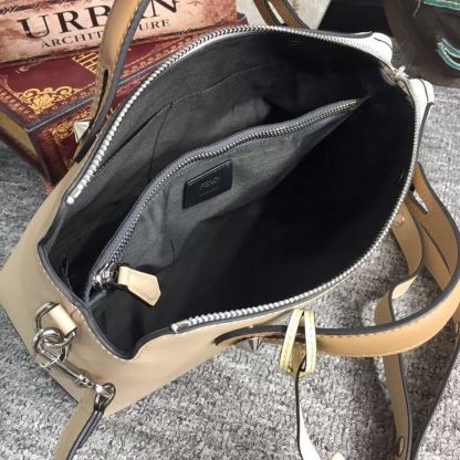 FI By The Way Medium Bag Beige For Women, Women’s Handbags, Shoulder And Crossbody Bags 10.6in/27cm FF 8BL1461