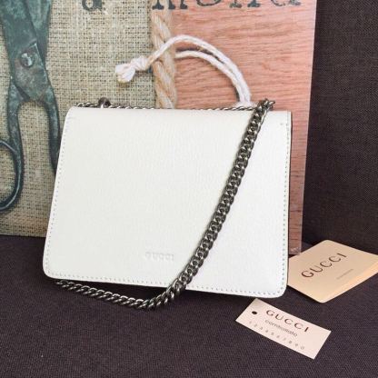 gg Dionysus Mini Bag White For Women 7.5in/19cm gg 421970 0K7JN 9680