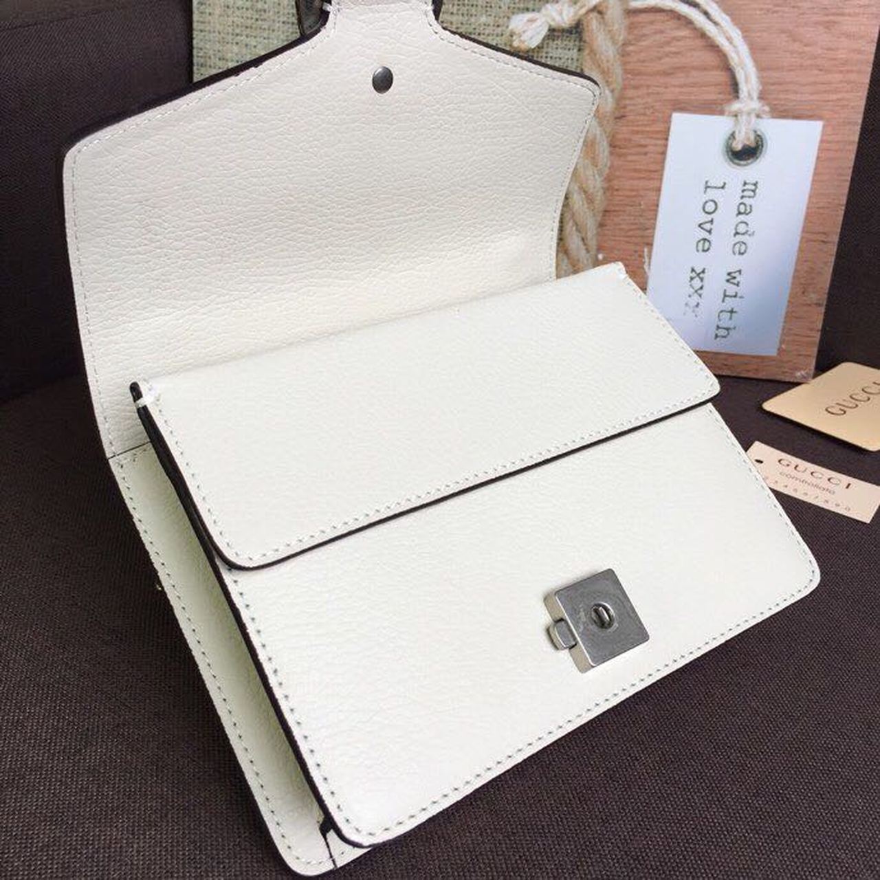 gg Dionysus Mini Bag White For Women 7.5in/19cm gg 421970 0K7JN 9680