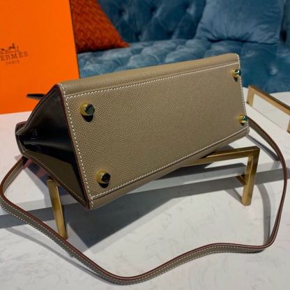 HM Kelly Etoupe For Women Gold Toned Hardware 10in/25cm
