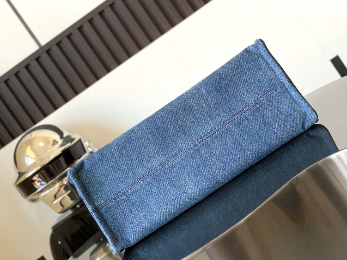 CE Medium Denim Tote For Women 16in/41cm 