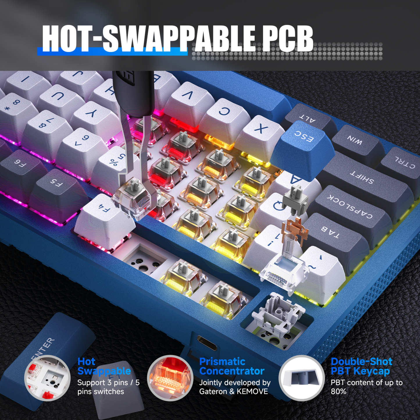 KEMOVE K87 Mechanical Gaming Keyboard
