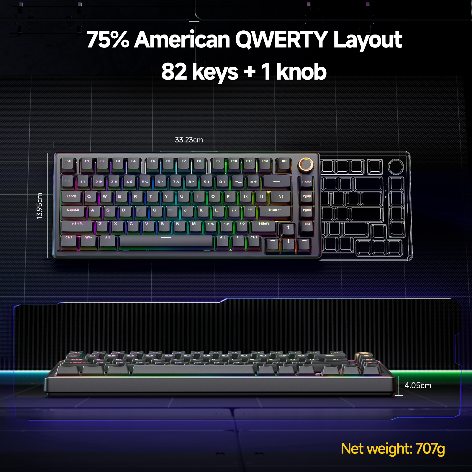 TMKB T81E Gasket Mechanical Keyboard 