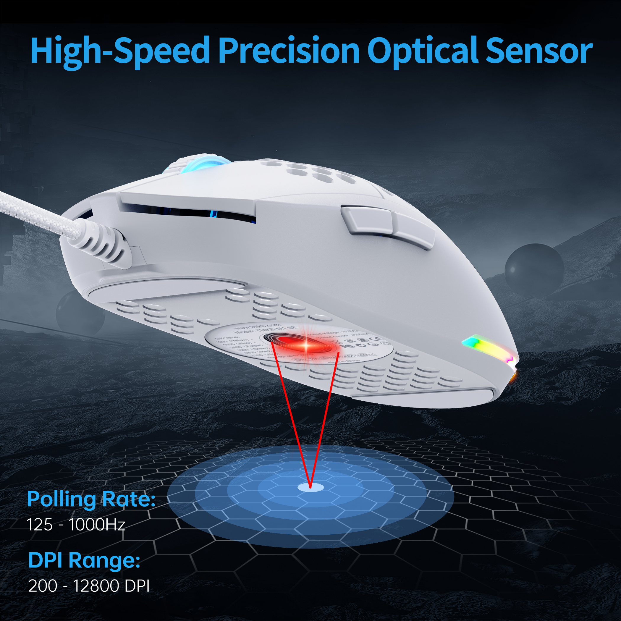 TMKB Falcon M1SE Ultralight Honeycomb Gaming Mouse