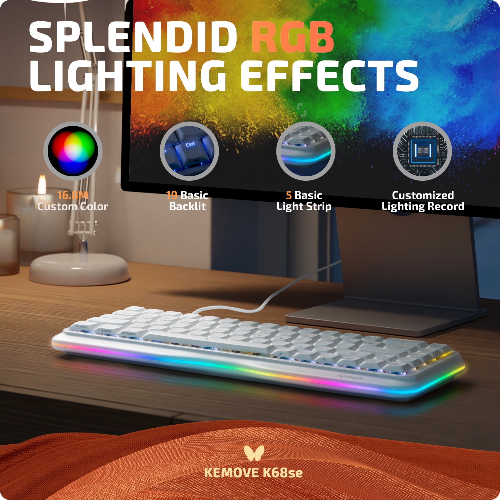 Kemove K68 Wireless Keyboard| 68 Keys Mechanical Keyboard – KEMOVE