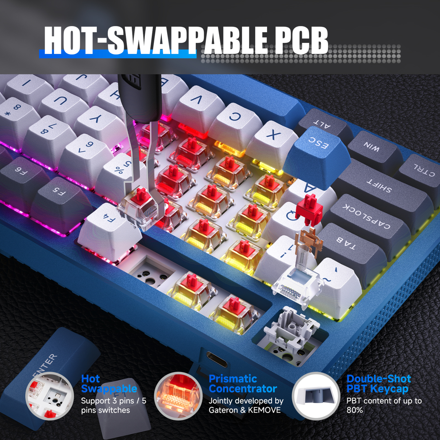 KEMOVE K87 Mechanical Gaming Keyboard