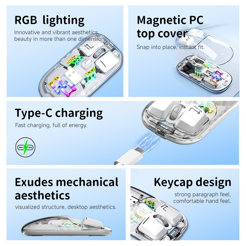 Kemove M2SE Wireless Mouse RGB Mouse