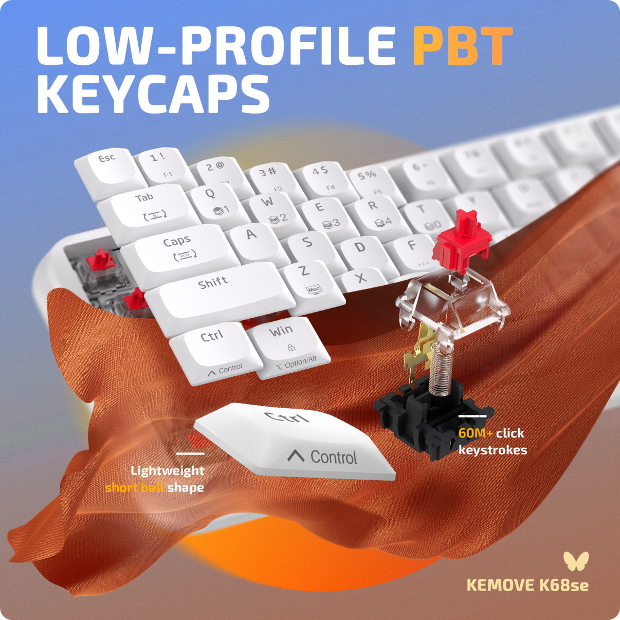 Kemove K68 Wireless Keyboard| 68 Keys Mechanical Keyboard – KEMOVE