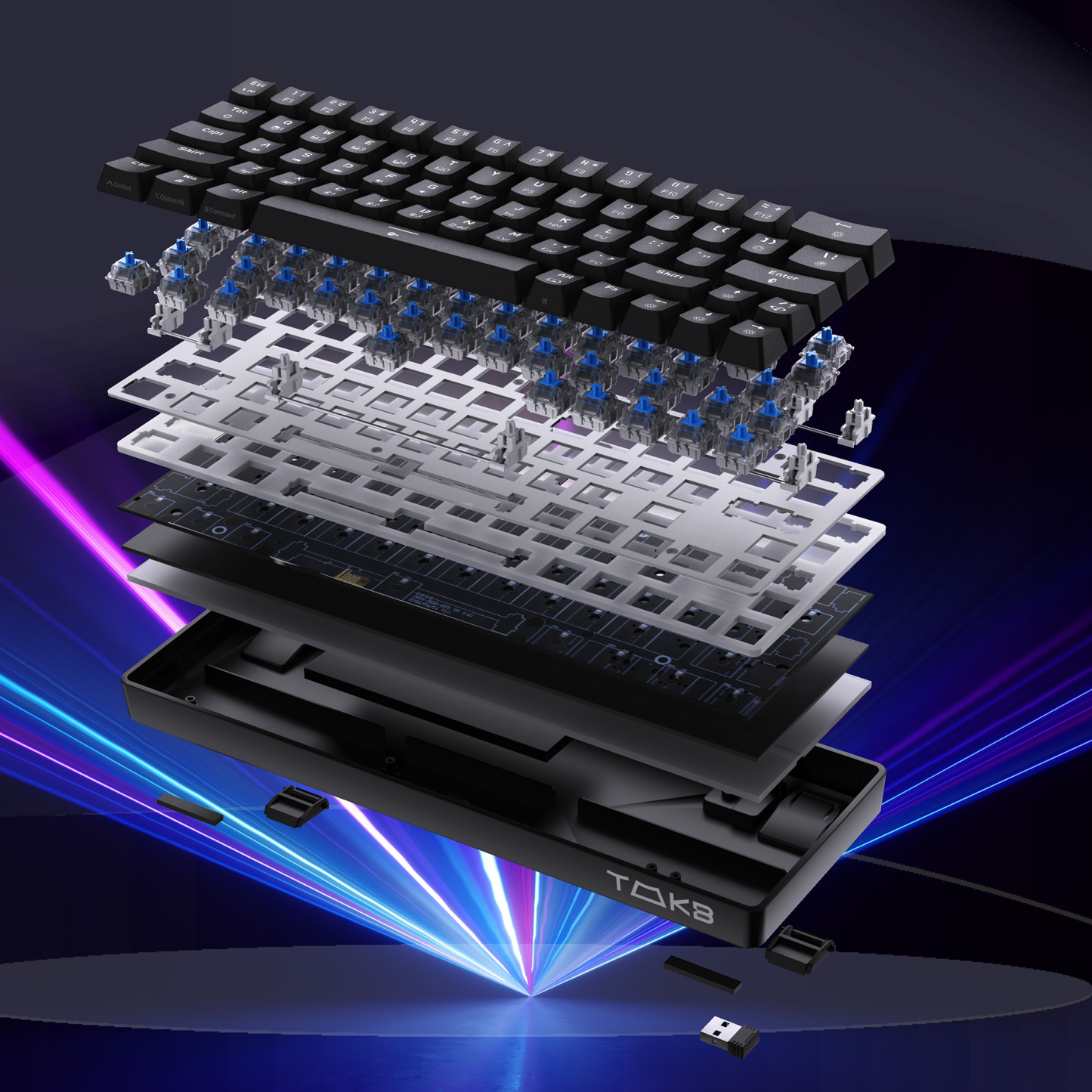 DIERYA T63 60% Wireless Mechanical Gaming Keyboard