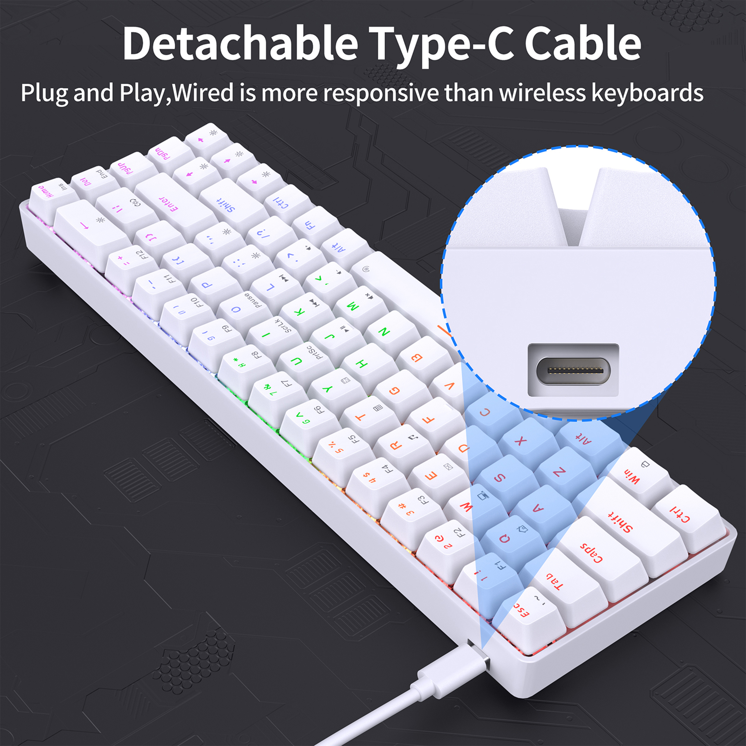 DIERYA T68SE 60% Gaming Mechanical Keyboard