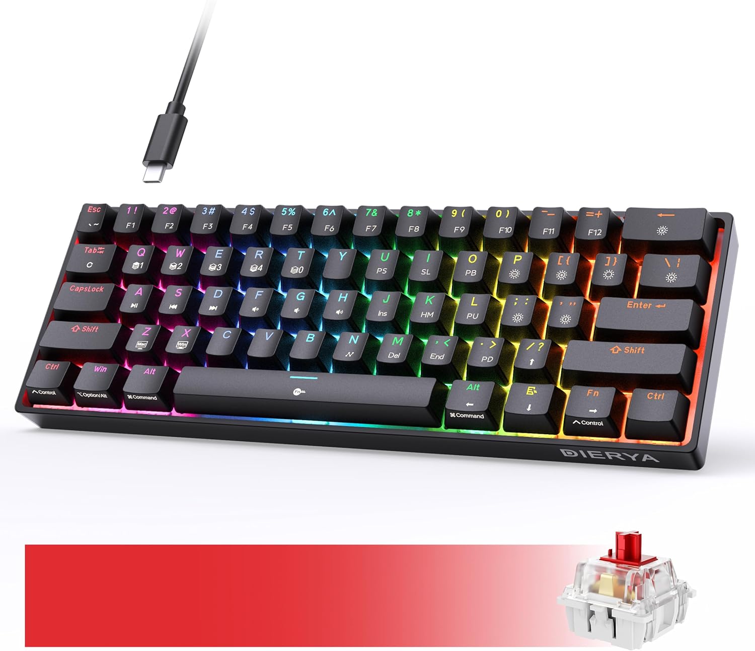 DIERYA DK61E Mechanical Gaming Keyboard