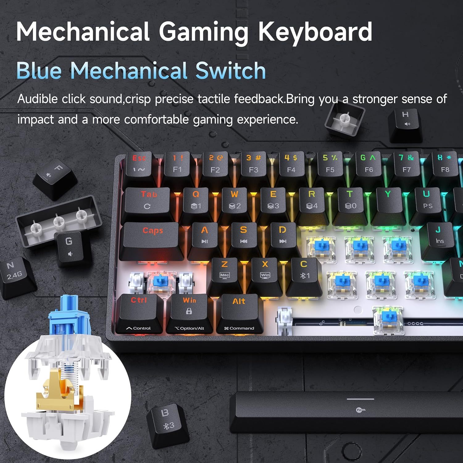 DIERYA T63 60% Wireless Mechanical Gaming Keyboard