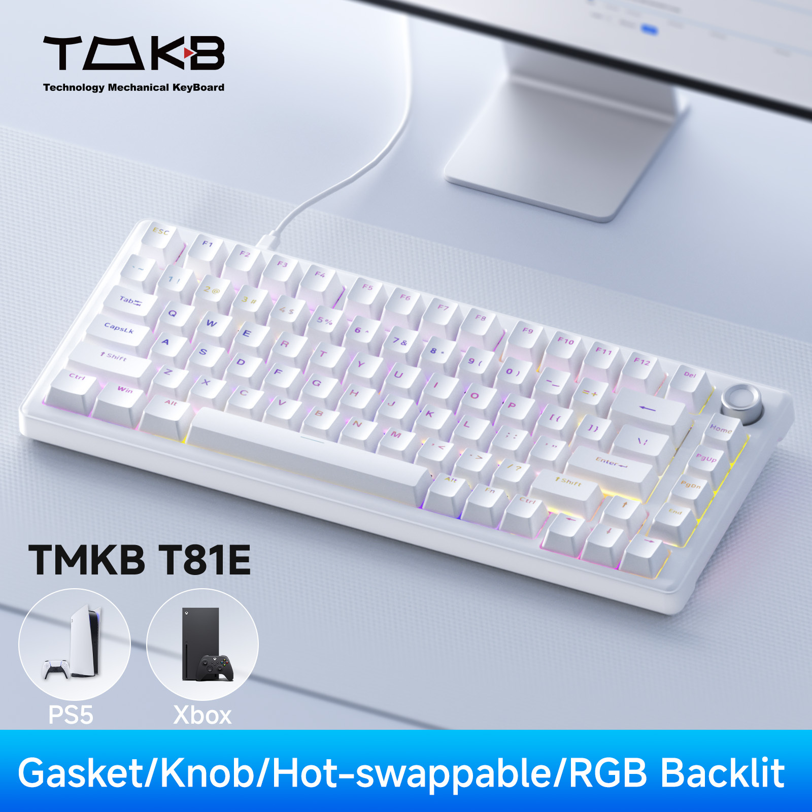 Dierya DK81E Gasket Mechanical Keyboard 