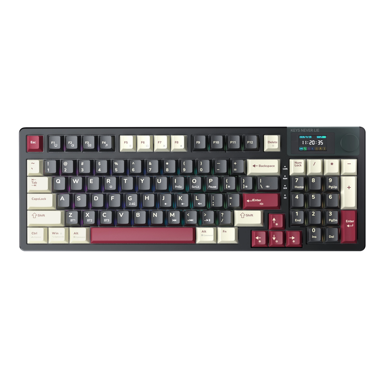 KEMOVE K94 Tri-Mode Gasket QMK/VIA Keyboard 