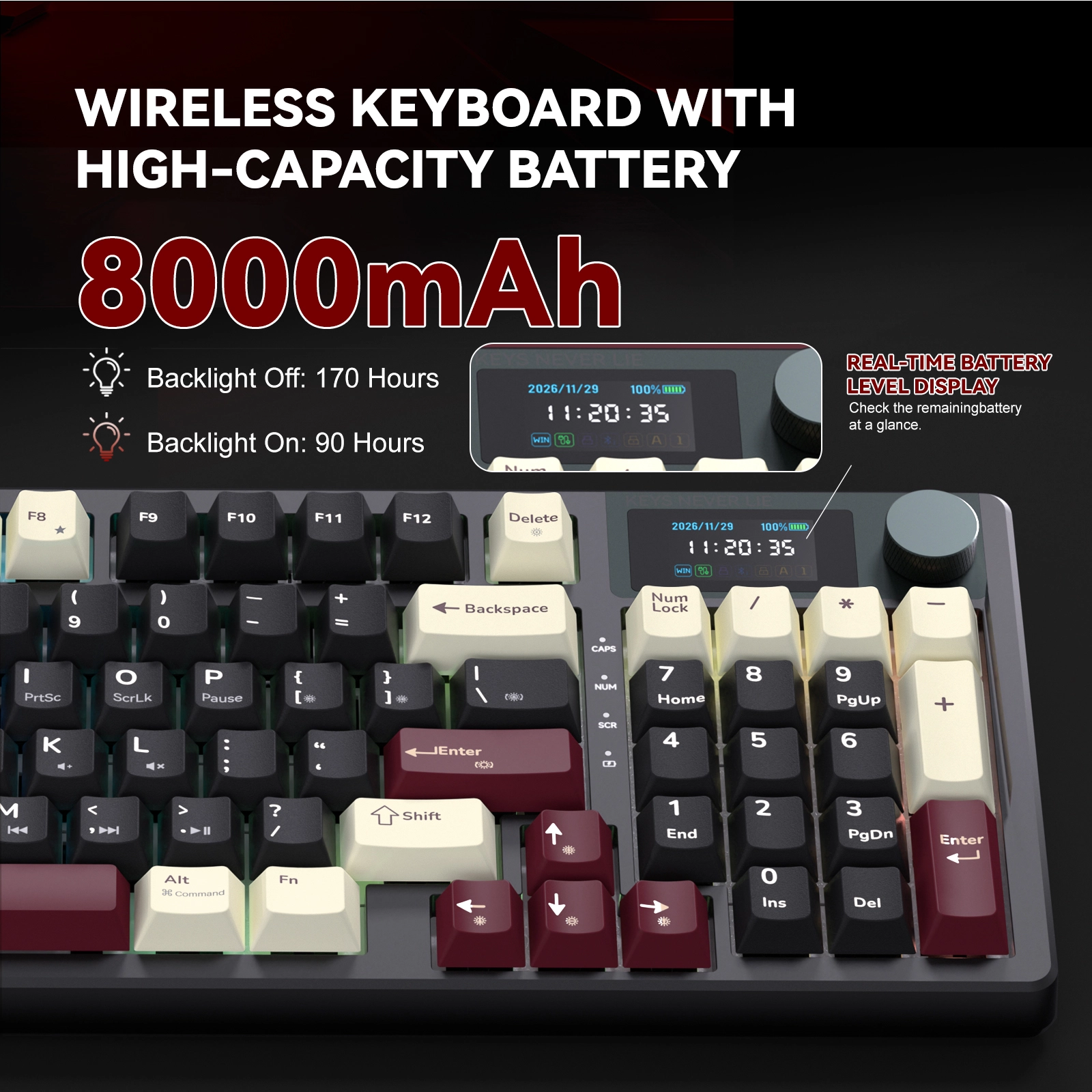 KEMOVE K94 Tri-Mode Gasket QMK/VIA Keyboard 