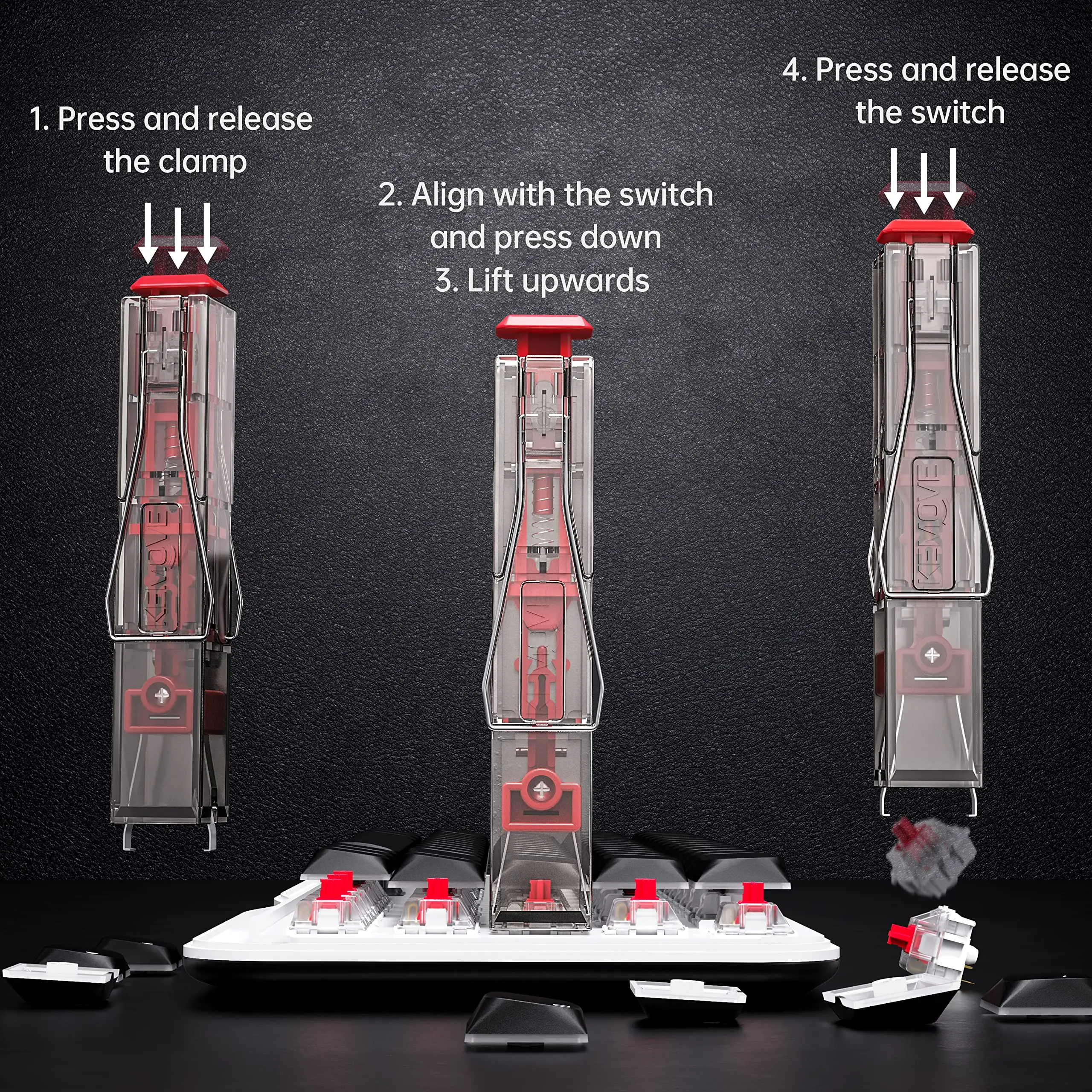KEMOVE P10 2-in-1 Switch & Keycap Puller