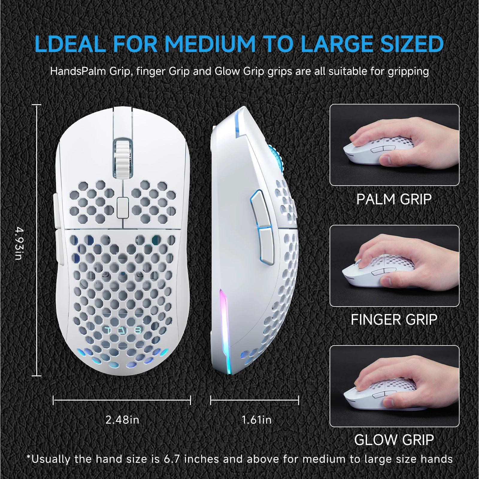TMKB Falcon M1 Tri-Mode Wireless Gaming Mouse