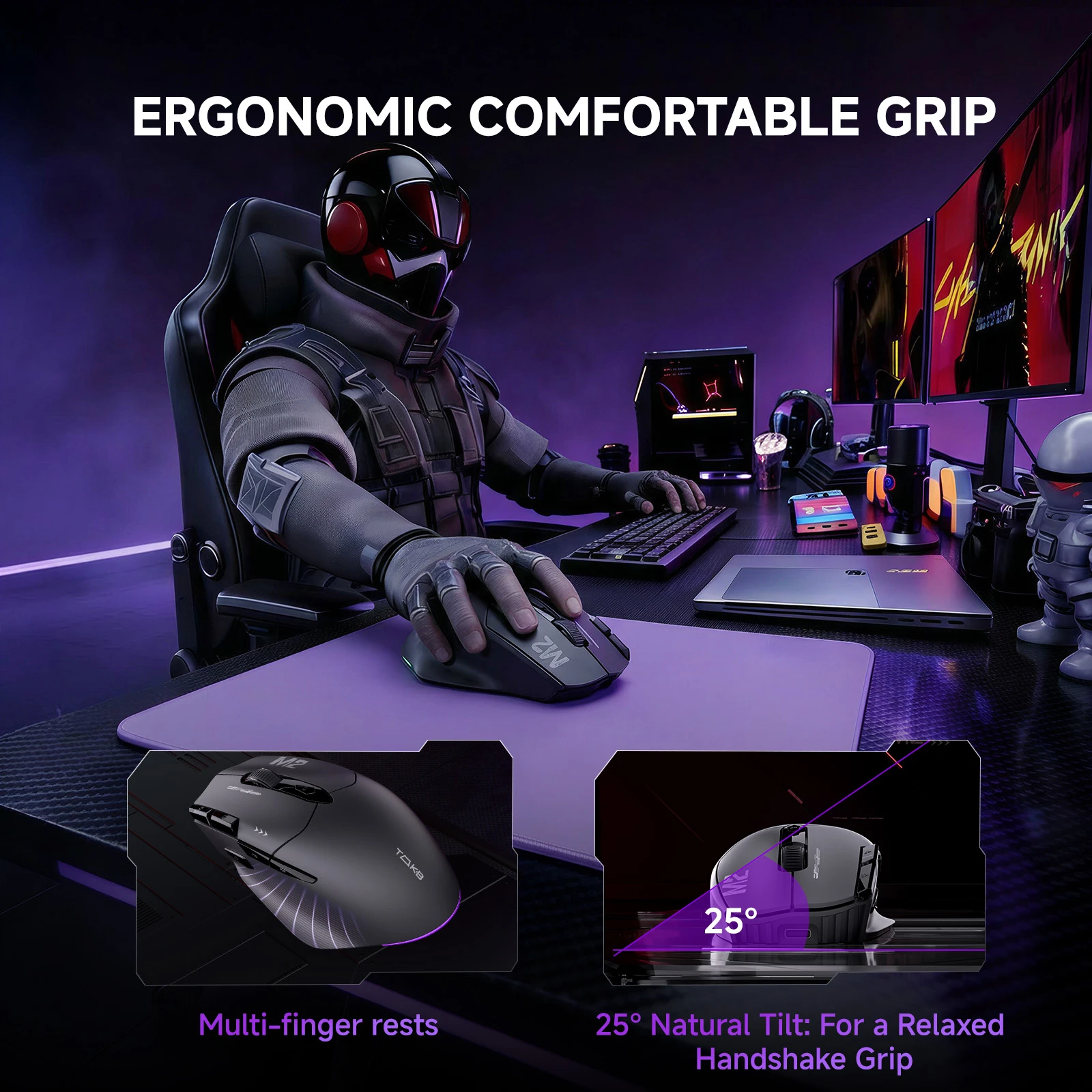 TMKB M2 Tri-Mode Programmable Gaming Mouse