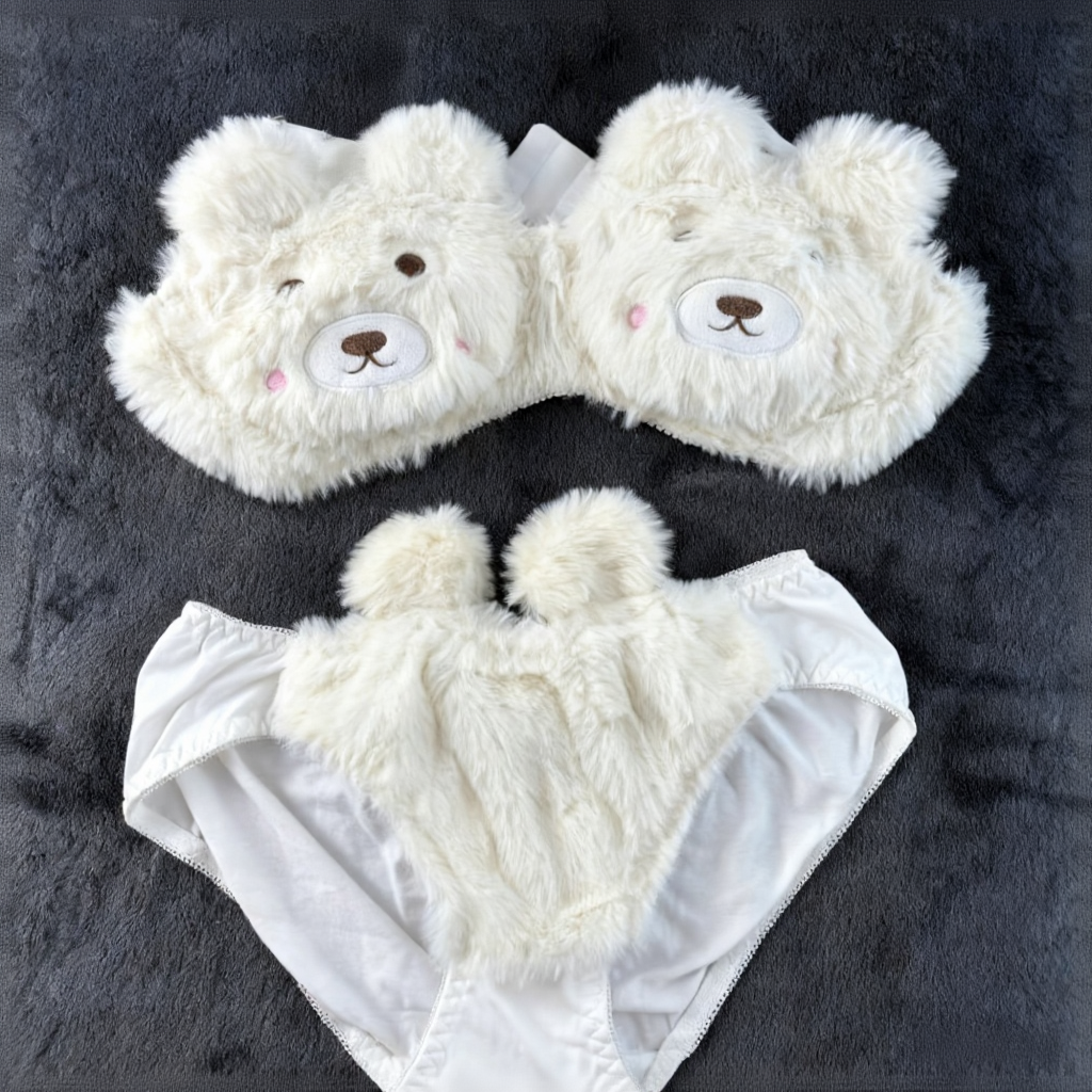 Plushy Set 2-Pieces Lingerie Set