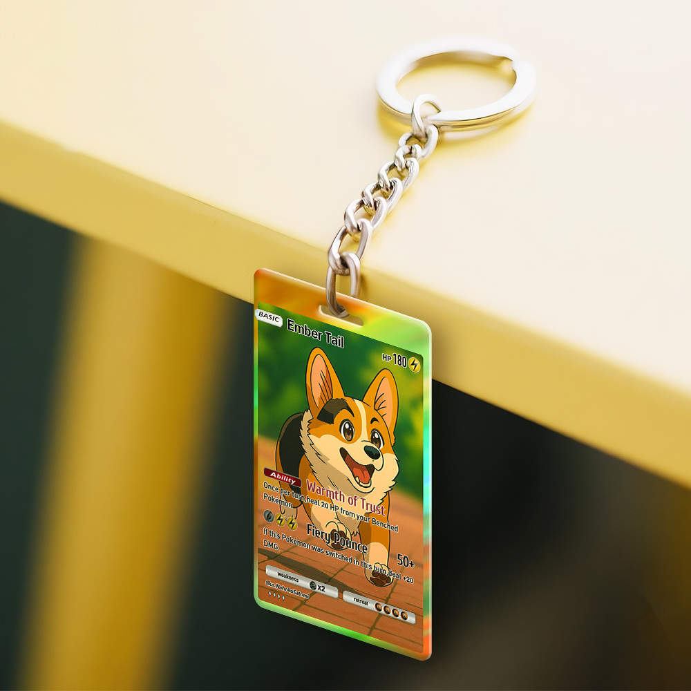 Custom Photo Birthday Keychain Perfect Gift Personalized Gift with Photo & Text Acrylic Keychain Gift - SantaSocks