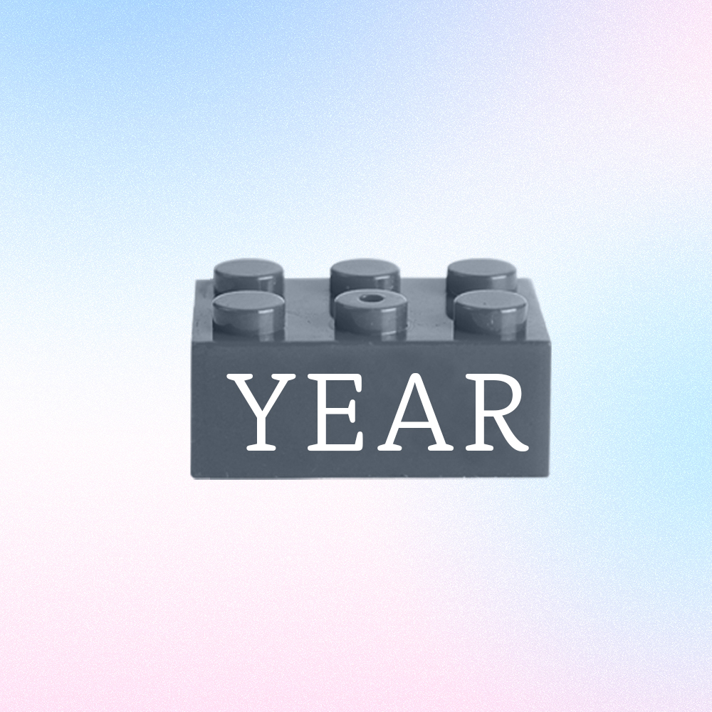 Building Block Gifts Custom Text Induction Gift Company Age Building Blocks Multi-Color Different Size Building Block Gifts