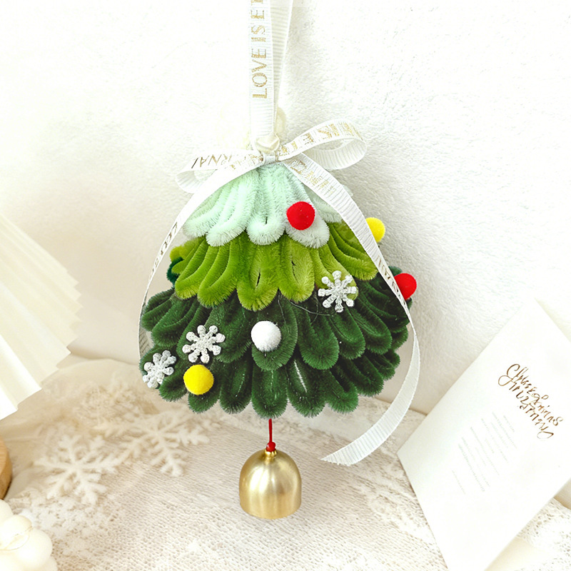 DIY Light-Up Pipe Cleaner Christmas Tree KitHoliday Table Decoration Gift Christmas Cute Ornament Gift