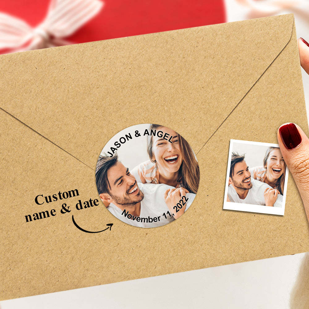 Personalized Thank You Stickers Round Wedding Birthday Favor labels for Gifts - SantaSocks