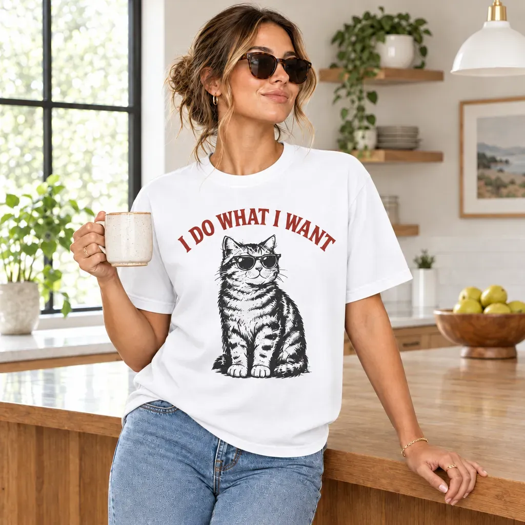 Tabby Cat T-Shirt – Bold Graphic Tee for Cat Lovers, Activists & Supporters, Statement Gift for Holidays