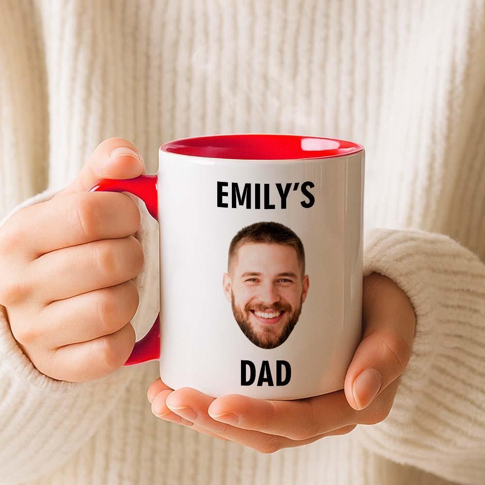 Personalized Father’s Day Mug with Photo Custom Coffee Cup for Dad Best Dad Gift