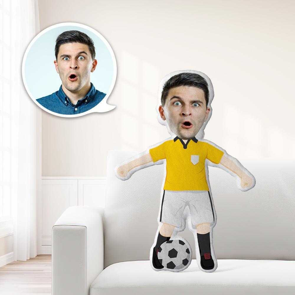 Face Pillow Football Photo Pillow Face Pillow Personalized Men Pillow Gifts for Boyfriend - SantaSocks