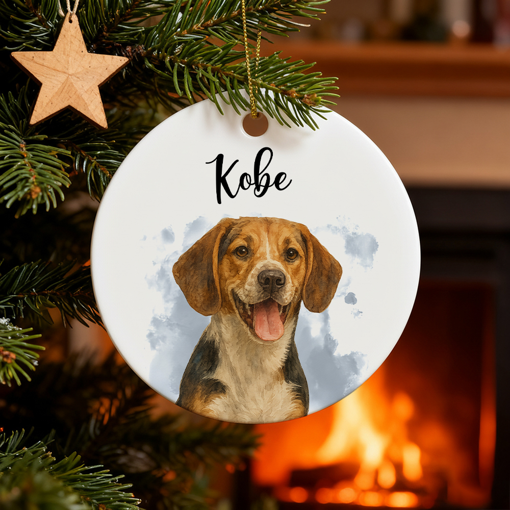 Custom Pet Ornament Personalized Dog Ornament Dog Remembrance Gift Custom Dog Ornament for Personalized Ornament Gift