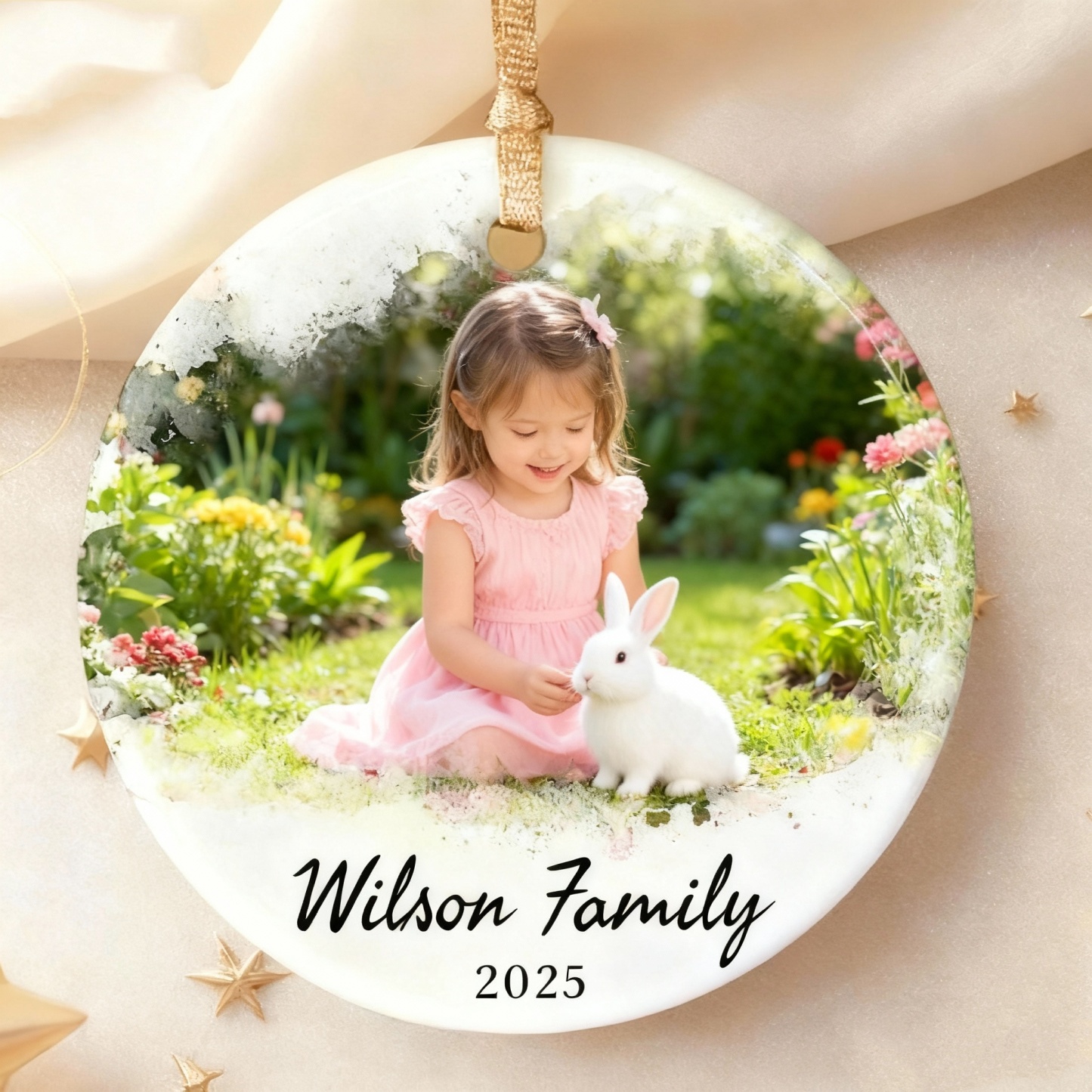 Personalized Photo Ornament, Custom Family Picture, Christmas Gift, In Memory Ornament, Unique Christmas Ornament