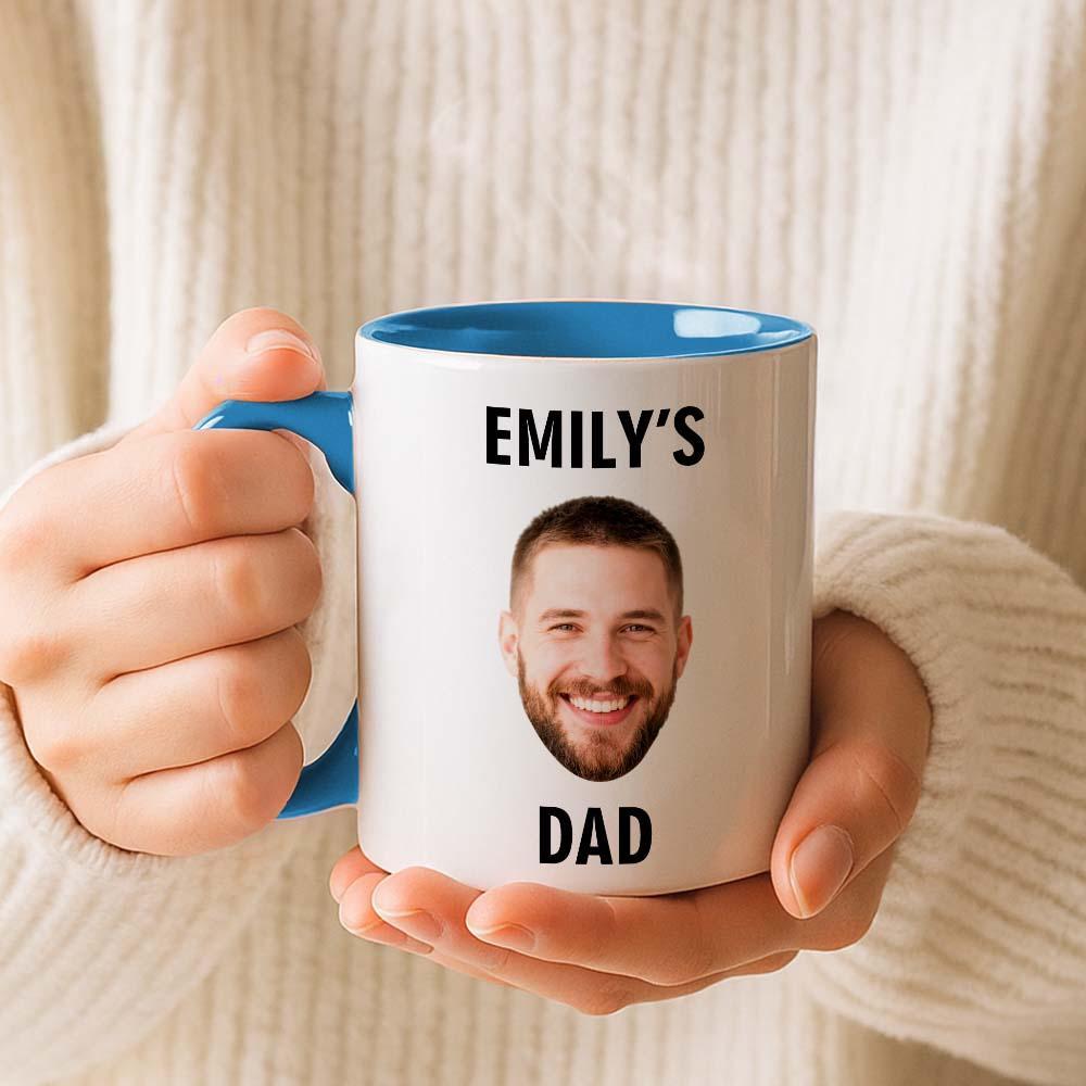 Personalized Father’s Day Mug with Photo Custom Coffee Cup for Dad Best Dad Gift
