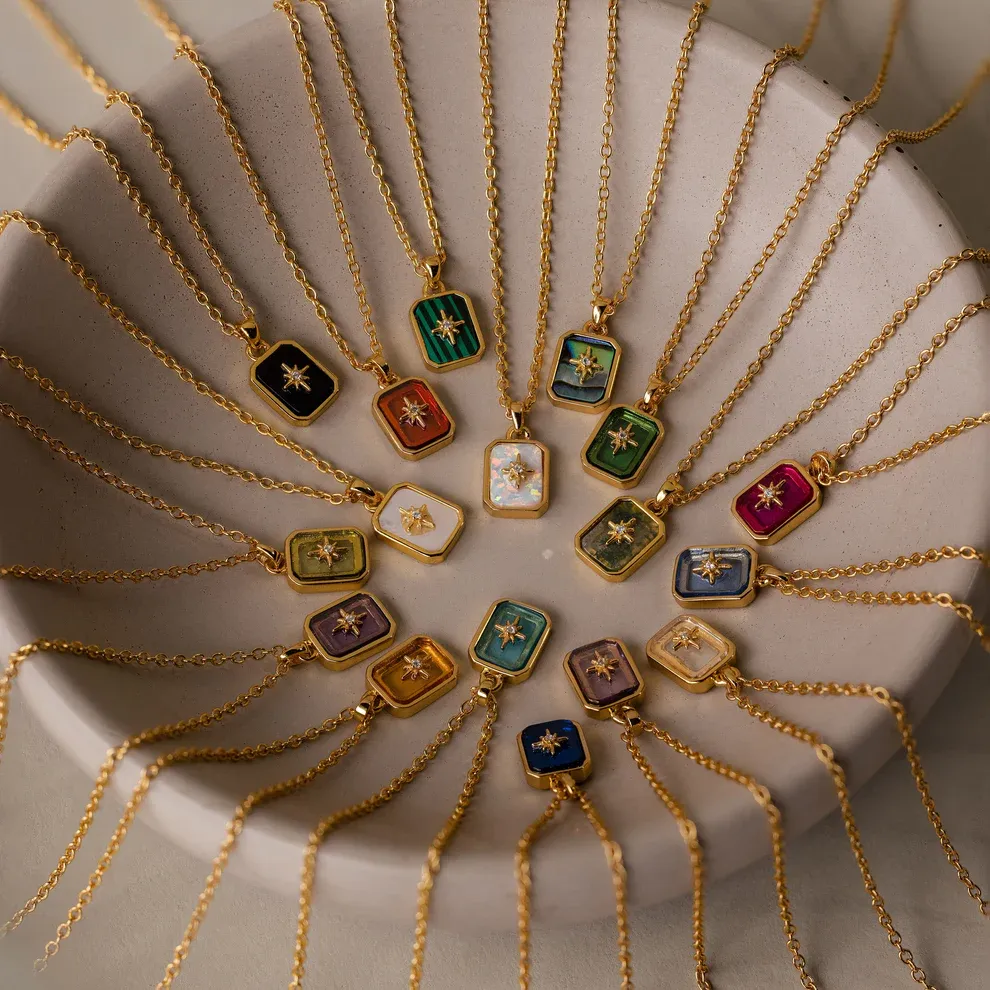 Birthstone North Star Necklaces