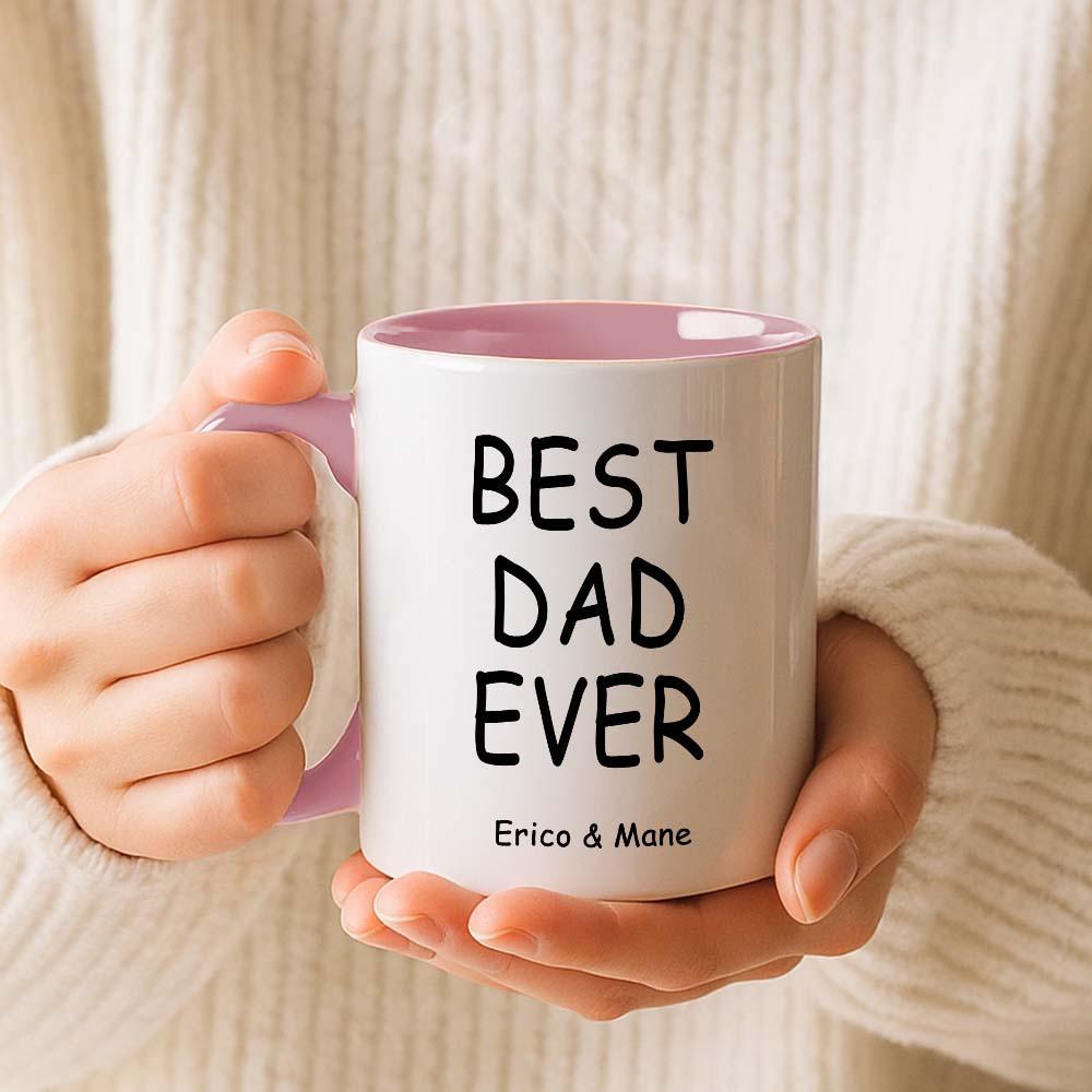 Personalized Father’s Day Mug with Photo Custom Coffee Cup for Dad Best Dad Gift
