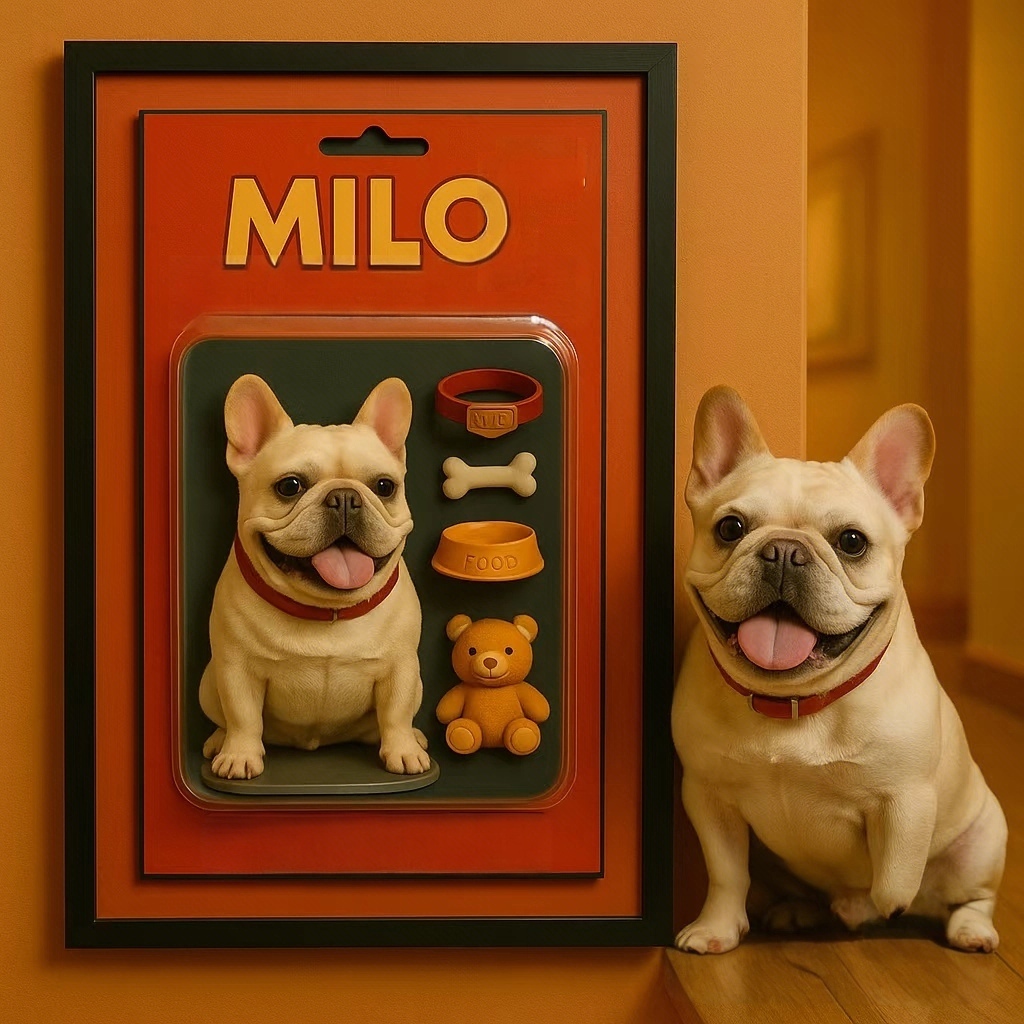 Fully Body Custom Action Figure Portraits Personalized Toy Box Art Custom Photo Frame Decorations Custom Toy Figure Gift for Pet Lovers