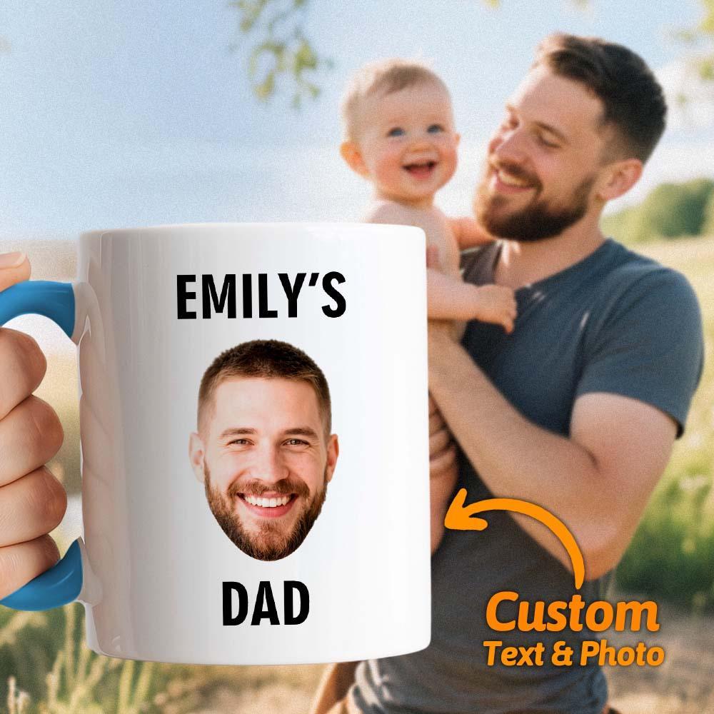 Personalized Father’s Day Mug with Photo Custom Coffee Cup for Dad Best Dad Gift