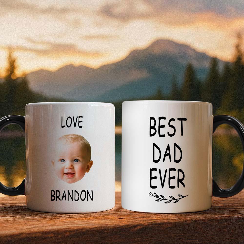 Personalized Father’s Day Mug with Photo Custom Coffee Cup for Dad Best Dad Gift