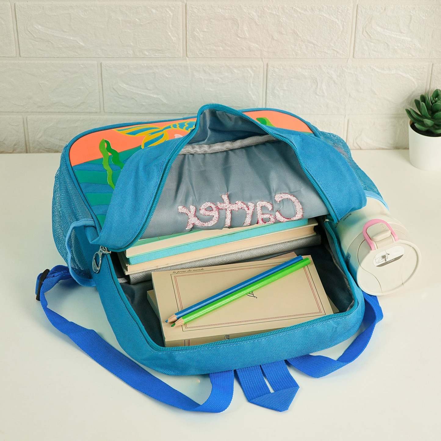 Personalized Name Embroidery Backpack Custom School Bags Back to School Gift for Kids - SantaSocks