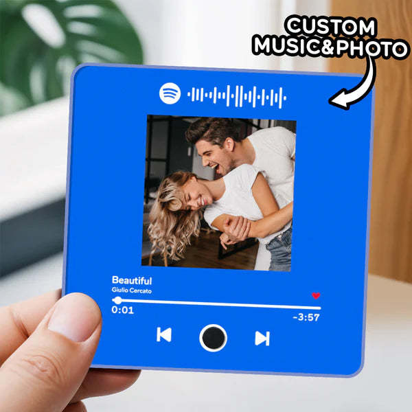 Custom Photo Album Music Fridge Magnet Custom Phone Spotify Music Fridge Magnet Pro Christmas Gifts