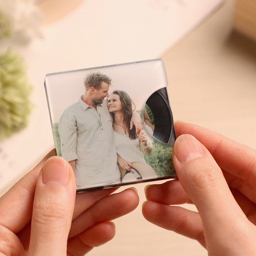 Custom CD Pull-out Photo Fridge Magnet NFC Music Acrylic Fridge Magnet