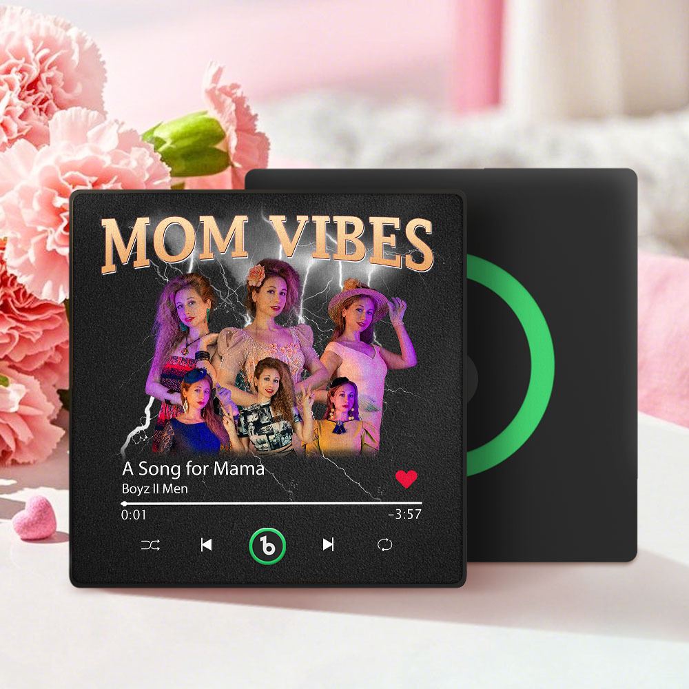 Custom Colorful Frame Album Fridge Magnet Music Wall Photo Sticker Music Movement That Can Be Played Mother's Day Gift for Mom