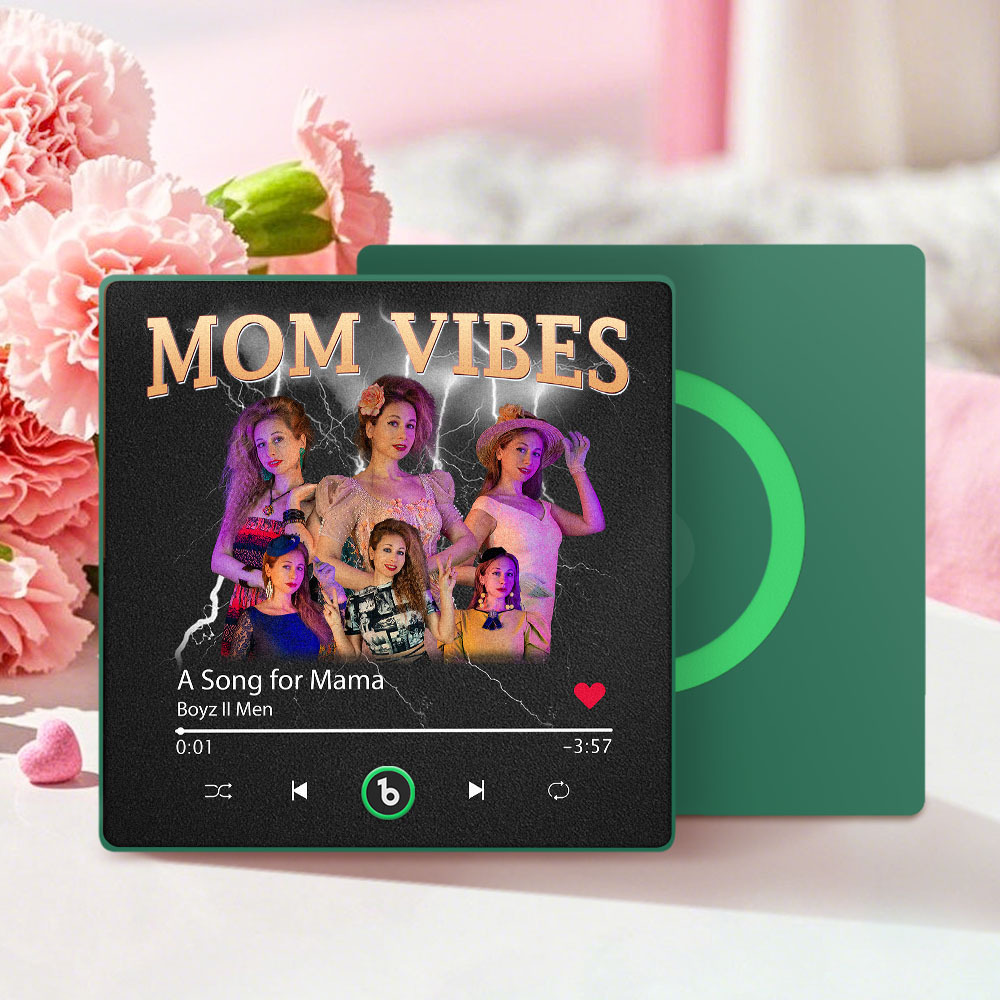 Custom Colorful Frame Album Fridge Magnet Music Wall Photo Sticker Music Movement That Can Be Played Mother's Day Gift for Mom