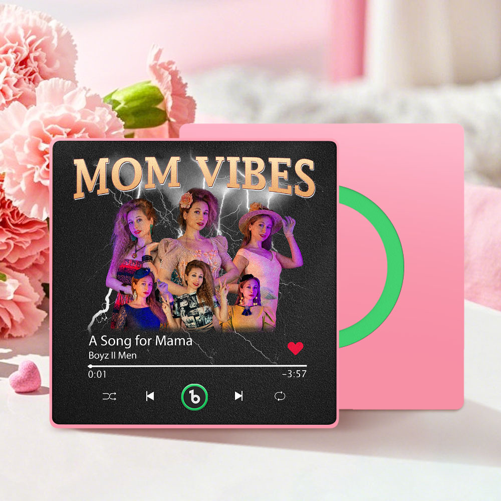 Custom Colorful Frame Album Fridge Magnet Music Wall Photo Sticker Music Movement That Can Be Played Mother's Day Gift for Mom