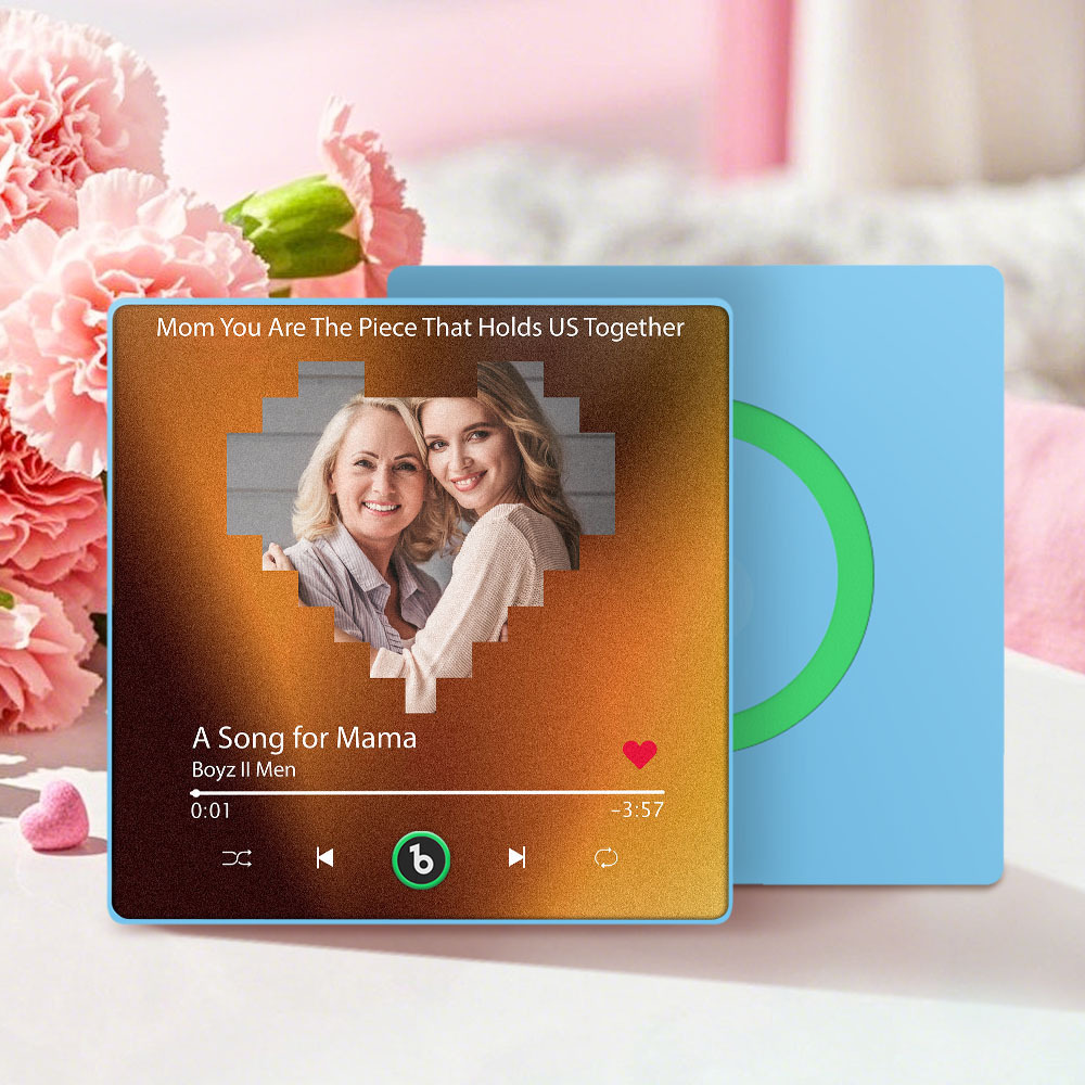 Custom Colorful Frame Album Fridge Magnet Music Wall Photo Sticker Music Movement That Can Be Played Mother's Day Gift for Mom