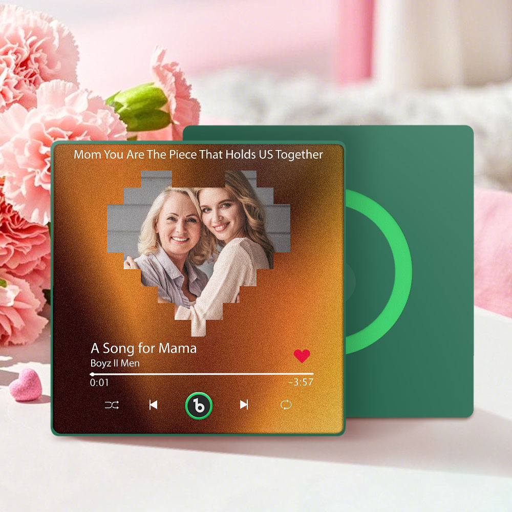 Custom Colorful Frame Album Fridge Magnet Music Wall Photo Sticker Music Movement That Can Be Played Mother's Day Gift for Mom