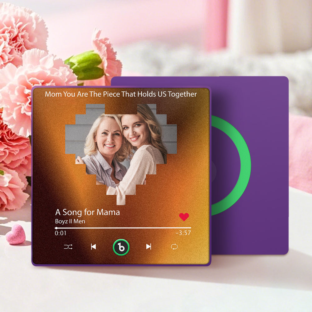 Custom Colorful Frame Album Fridge Magnet Music Wall Photo Sticker Music Movement That Can Be Played Mother's Day Gift for Mom